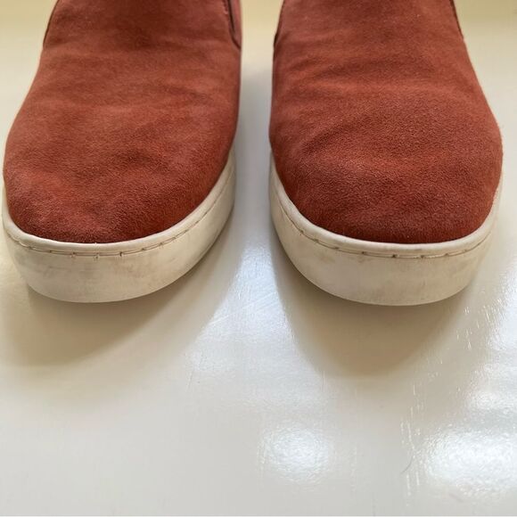 Birdies Shoes Suede Leather Slip On Swift Sneaker Rust Comfort Size 8.5 - Picture 4 of 9